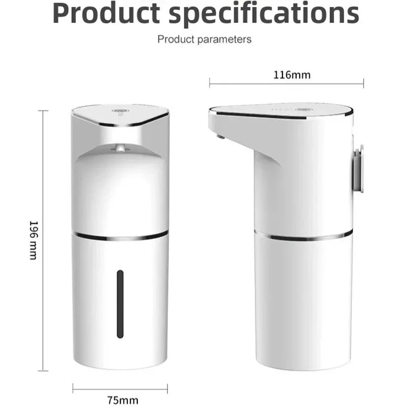 New Bathroom Automatic Sensing Soap Dispenser Type C Multiple Levels Contactless Electric Frother Charging Wall Mounted Vertical