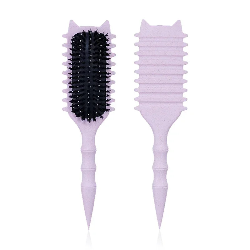 1/5pcs Detangling Comb Set Curl Candy Bursh Curved Rat Tail Comb Edge Control Brush Spray Bottle Massage Hair Styling Tools