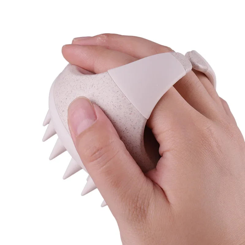 Soft Silicone Shampoo Brush Massage Shampoo Brush Clean Scalp Bath Comb Scalp Beauty Health Hair Scalp Massager Shampoo Brush